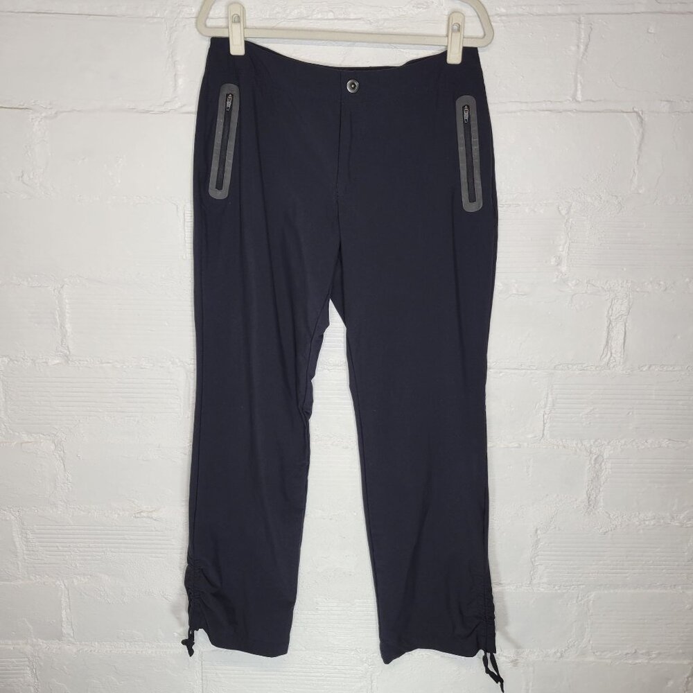 Cabela's Women's Size 12 Pants Black Ruched Leg